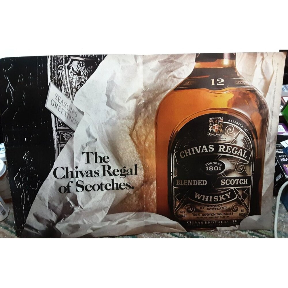 1971 Chivas Regal Of Scotches Original Print Ad vintage 70s